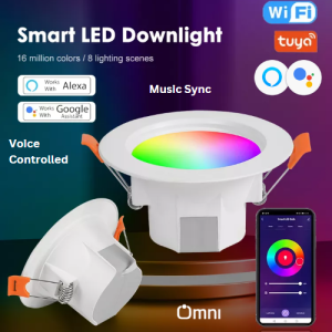 Smart RGB ceiling Light â€“ Color Changing music down-light