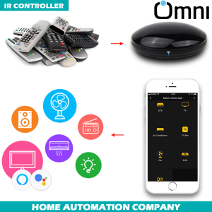 Infrared blaster â€“ Control Existing AC & TV from Mobile app